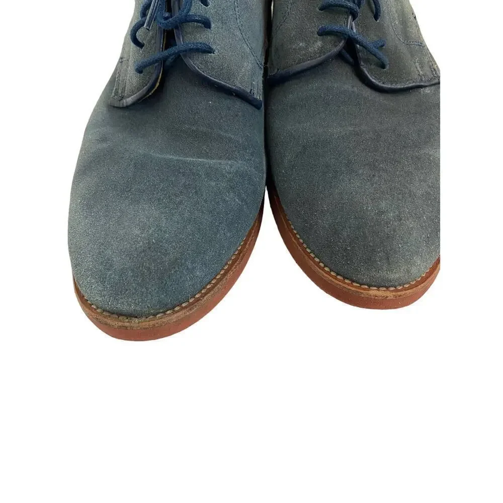 Mercanti Fiorentini Blue suede oxfords size 10 mens